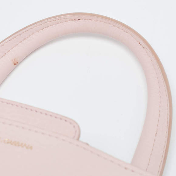 Dolce & Gabbana Pink Grained Leather Tote - Picture 9 of 9